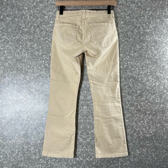 J Brand Gigi Muslin Cropped Flare Khaki Pants - Size 25 - Japanese Luxe Twill - Picture 9 of 9
